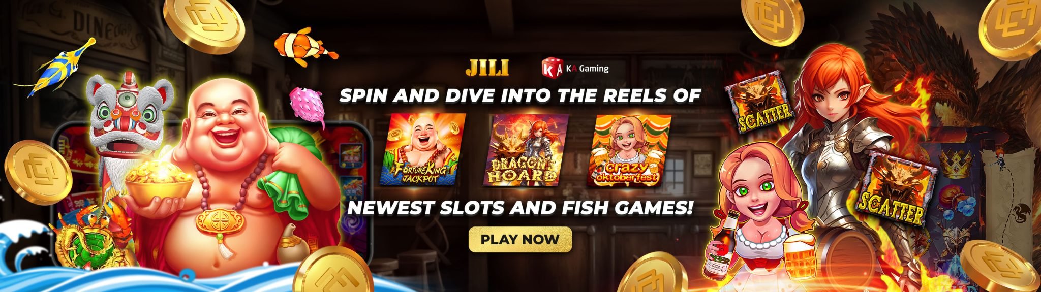 bro179 Tembak Ikan Alien Hunter tema luar angkasa senjata laser jackpot besar mobile
